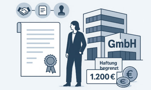 Illustration zum Thema GmbH gründen in Deutschland
