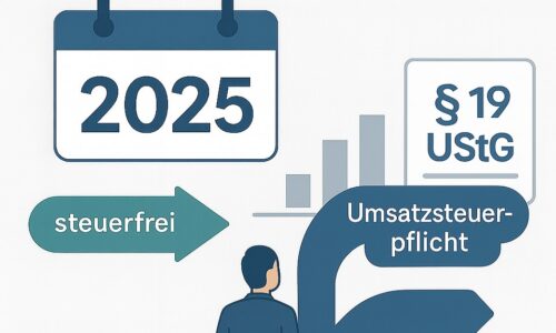 Illustration zur Kleinunternehmerregelung ab 2025