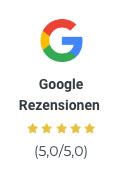 Google Rezensionen 5 Sterne Bewertung